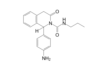 1-(p-aminophenyl)-3,4-dihydro-3-oxo-N-propyl-2(1H)isoquinolinecarboxamide