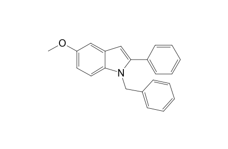 1-Benzyl-5-methoxy-2-phenyl-1H-indole