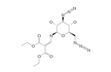 3,6-DIAZIDO-3,6-DIDEOXY-N-(2,2-DIETHOXYCARBONYLVINYL)-BETA-D-GLUCOPYRANOSYLAMINE