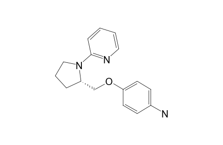 4-[[(2S)-1-(2-pyridinyl)-2-pyrrolidinyl]methoxy]aniline