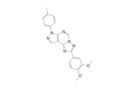2-(3,4-dimethoxyphenyl)-7-(4-methylphenyl)-7H-pyrazolo[4,3-e][1,2,4]triazolo[1,5-c]pyrimidine