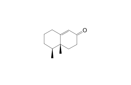 (4S,5R)-TRINOREREMOPHIL-9-EN-8-ONE