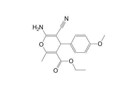 ethyl 6-amino-5-cyano-4-(4-methoxyphenyl)-2-methyl-4H-pyran-3-carboxylate