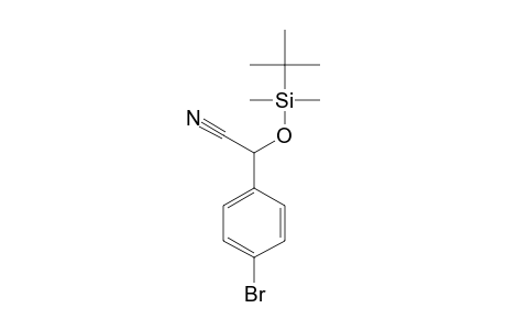 (4-bromophenyl){[tert-butyl(dimethyl)silyl]oxy}acetonitrile