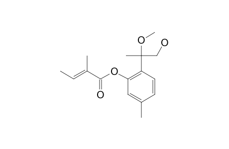 8-METHOXY-9-HYDROXYTHYMOL-3-O-TIGLATE