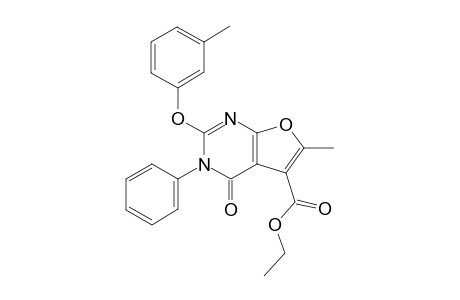 5-Ethoxycarbonyl-6-methyl-2-(3-methylphenoxy)-3-phenylfuro[2,3-d]pyrimidin-4(3H)-one