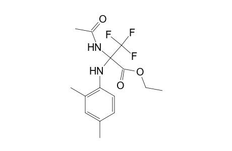 Ethyl 2-(acetylamino)-2-(2,4-dimethylanilino)-3,3,3-trifluoropropanoate