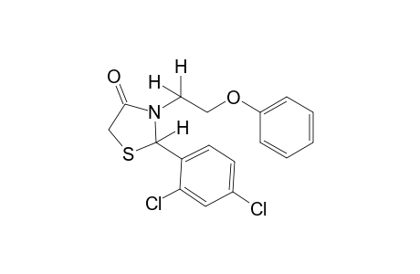 2-(2,4-dichlorophenyl)-3-(2-phenoxyethyl)-4-thiazolidinone
