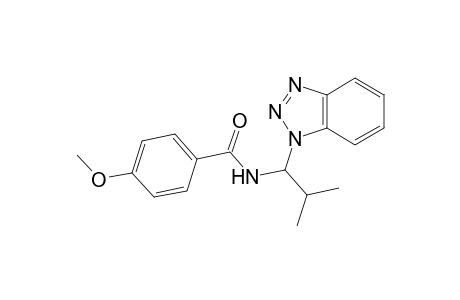 1-{1-[N-(4-Methoxybenzoyl)amido]-2-methylpropyl}benzotriazole