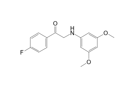 2-[(3,5-Dimethoxyphenyl)amino]-1-(4-fluorophenyl)ethanone