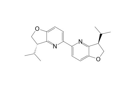 (3S,3'R)-2,2',3,3'-tetrahydro-3,3'-diisopropyl-5,5'-bi{furo[3,2-b]pyridine}