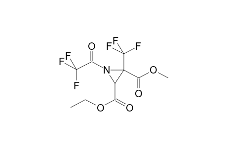 N-TRIFLUOROACETYL-2-CARBMETHOXY-2-TRIFLUOROMETHYL-3-CARBETHOXYAZIRIDINE