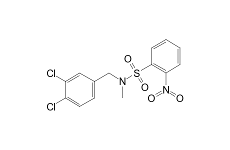 N-(3,4-Dichlorobenzyl)-2-nitrobenzenesulfonamide, N-methyl