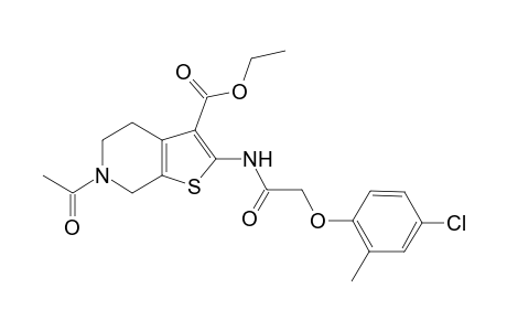 6-Acetyl-2-[[2-(4-chloro-2-methyl-phenoxy)acetyl]amino]-5,7-dihydro-4H-thieno[2,3-c]pyridine-3-carboxylic acid ethyl ester