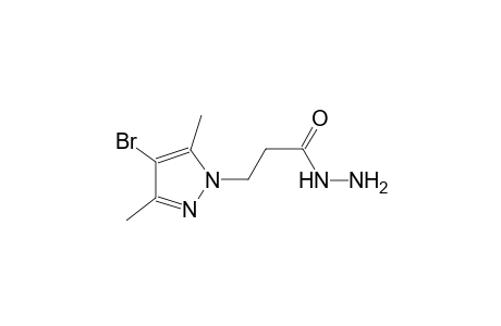 3-(4-bromo-3,5-dimethyl-1H-pyrazol-1-yl)propanohydrazide