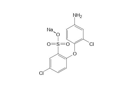 2-(4-amino-2-chlorophenoxy)-5-chlorobenzenesulfonic acid, sodium salt