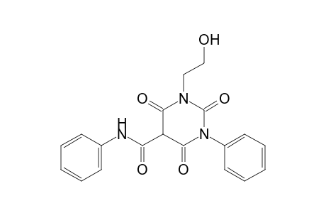 hexahydro-3-(2-hydroxyethyl)-1-phenyl-2,4,6 -trioxo-5-pyrimidine-carboxanilide