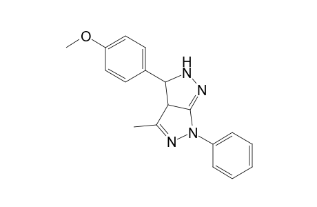 4-(p-methoxyphenyl)-3-methyl-1-phenyl-1,3a,4,5-tetrahydropyrazolo[3,4-c]pyrazole