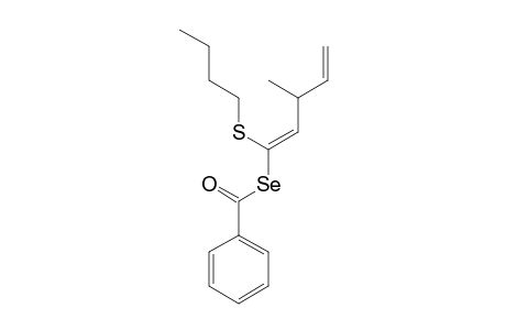 BENZENECARBOSELENOIC-ACID-SE-[1-(BUTYLTHIO)-3-METHYL-1,4-PENTADIENYL]-ESTER