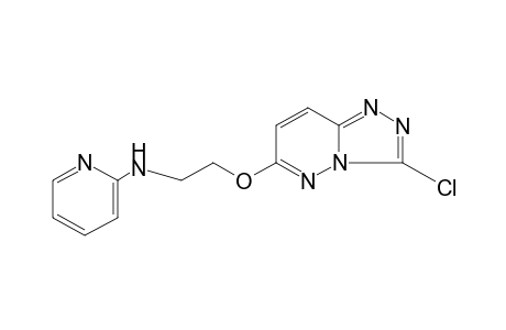 3-CHLORO-6-[2-(2-PYRIDYLAMINO)ETHOXY]-s-TRIAZOLO[4,3-b]PYRIDAZINE