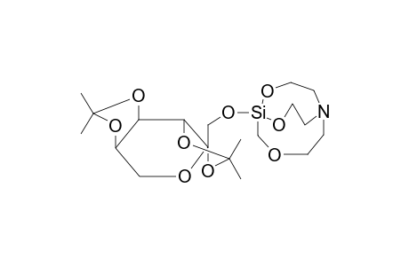 2,3:4,6-DI-O-ISOPROPYLIDENE-1-O-(2-CARBA-3-OXAHOMOSILATRANYL)-BETA-D-FRUCTOPYRANOSE