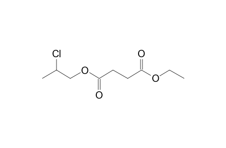 Succinic acid, 2-chloropropyl ethyl ester