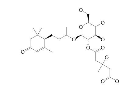 BLUMENOL-C-9-O-[3'-O-(3''-HYDROXY-3''-METHYLGLUTARYL)-BETA-GLUCOPYRANOSIDE]