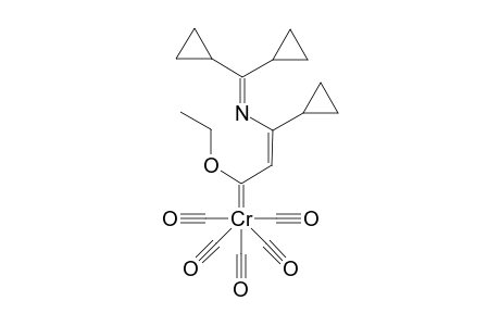 Pentacarbonyl { -3-{ [(dicyclopropylmethylene)amino]-3-cyclopropyl-1-ethoxy-2-propenylidene} chromium