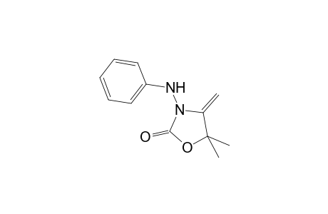 3-Anilino-5,5-dimethyl-4-methylene-1,3-oxazolidin-2-one