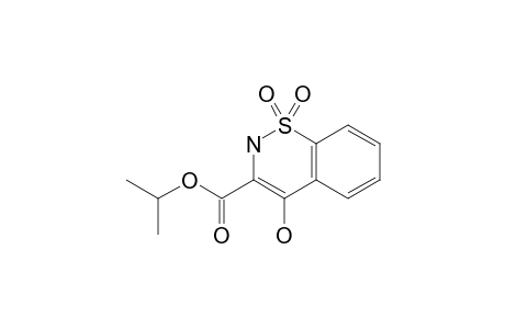 4-hydroxy-2H-1,2-benzothiazine-3-carboxylic acid, isopropyl ester, 1,1-dioxide