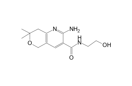 5H-pyrano[4,3-b]pyridine-3-carboxamide, 2-amino-7,8-dihydro-N-(2-hydroxyethyl)-7,7-dimethyl-