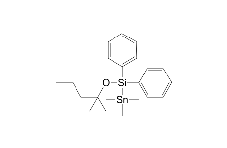 [(2-Methylpentan-2-yloxy)diphenylsily]trimethylstannane