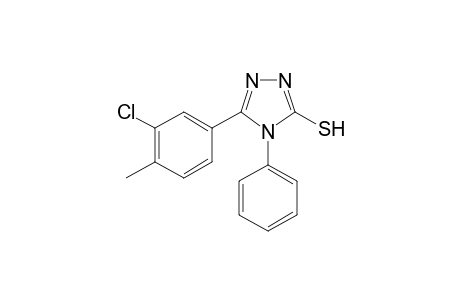 3-(3-Chloranyl-4-methyl-phenyl)-4-phenyl-1H-1,2,4-triazole-5-thione