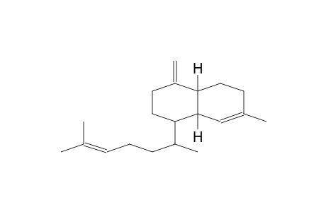 NAPHTHALENE, 1-(1,5-DIMETHYL-4-HEXENYL)-1,2,3,4,4A,5,6,8A-OCTAHYDRO-7-