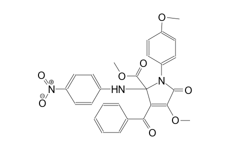 methyl 3-benzoyl-4-methoxy-1-(4-methoxyphenyl)-2-(4-nitroanilino)-5-oxo-2,5-dihydro-1H-pyrrole-2-carboxylate