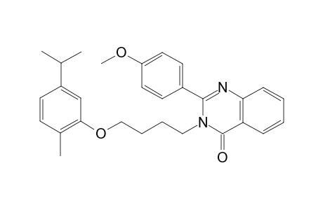 3-[4-(5-isopropyl-2-methylphenoxy)butyl]-2-(4-methoxyphenyl)-4(3H)-quinazolinone