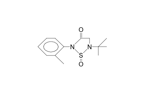 2-(2-Tolyl)-5-tert-butyl-1-oxo-1,2,5-thiadiazolidin-3-one