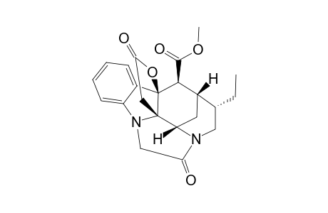 METHYL-4-ALPHA-ETHYL-13,16-DIOXO-6A-BETA,11A-BETA-(EPOXYETHANO)-2,11-ETHANO-1,2,3,4,5,6-HEXAHYDRO-1,5-METHANOAZOCINO-[3,4-B]-INDOLE-6BETA-CARBOXYL