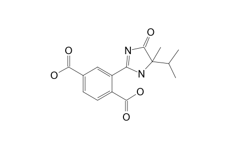 2-[4',5'-Dihydro-5'-methyl-5'-(1'-methylethyl)-4'-oxo-1H-imidazol-2'-yl]-1,4-benzenedicarboxylic acid