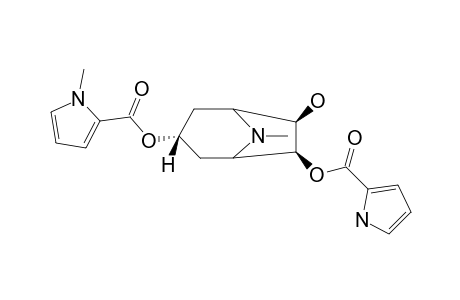 7-BETA-HYDROXYCATUABINE-D;3-ALPHA-(1-METHYL-1H-PYRROL-2-YLCARBONYLOXY)-6-BETA-(1H-PYRROL-2-YLCARBONYLOXY)-7-BETA-HYDROXYTROPANE