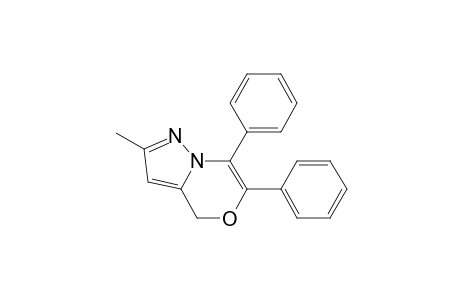 2-methyl-6,7-di(phenyl)-4H-pyrazolo[1,5-d][1,4]oxazine