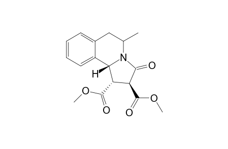 (1S,2S,10bR)-3-oxo-5-methyl-3H-1,2,4,5,6,10b-hexahydrobenzo[g]indolizine-1,2-dicarboxylic acid dimethyl ester