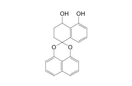 CJ-12,371;4,5-DIHYDROXY-1,2,3,4-TETRAHYDROSPIRO-[NAPHTHALENE-1(4H),2'-NAPHTHO-[1,8-DE]-[1,3]-DIOXINE]