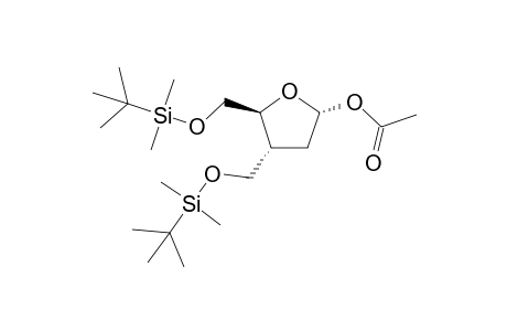 1-O-Acetyl-3-C-(tert-butyldimethylsiloxymethyl)-5-O-(tert-butyldimethylsilyl)-2,3-dideoxy-.alpha.,D-erythro-pentofuranose