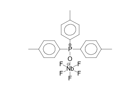 PENTAFLUORONIOBIUM-TRIS(PARA-METHYLPHENYL)PHOSPHINOXIDE COMPLEX