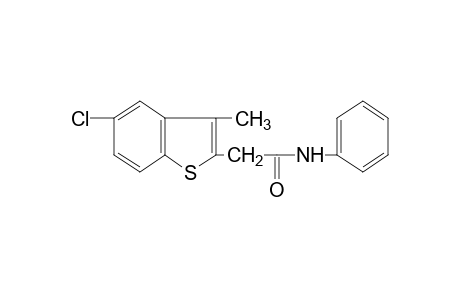 5-chloro-3-methylbenzo[b]thiophene-2-acetanilide