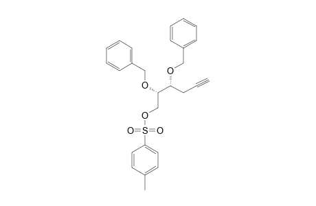 (2R,3S)-2,3-DI-O-BENZYL-1-O-(TOLYL-4-SULFONYL)-HEX-5-YNE-1,2,3-TRIOL