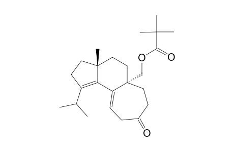 (3AR,5AR)-[1-ISOPROPYL-3A-METHYL-8-OXO-3,3A,4,5,6,7,8,9-OCTAHYDRO-CYCLOHEPTA-[E]-INDEN-5A(2H)-YL]-METHYL-2,2-DIMETHYLPROPANOATE