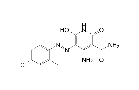 3-Pyridinecarboxamide, 4-amino-5-[(4-chloro-2-methylphenyl)azo]-1,2-dihydro-6-hydroxy-2-oxo-