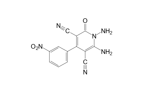 1,6-diamino-1,2-dihydro-4-(m-nitrophenyl)-2-oxo-3,5-pyridinedicarbonitrile